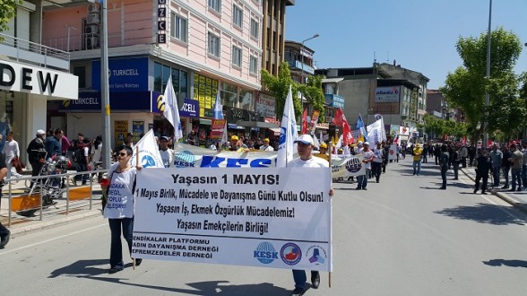 1 MAYIS KUTLANDI