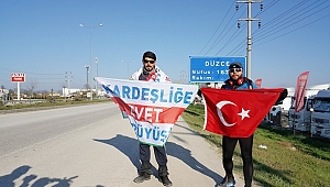 DÜZCE'YE ULAŞTILAR