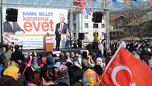 BAKAN ÖZLÜ GÜMÜŞOVA'DA HALKA SESLENDİ