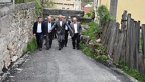KONURALP'TE TURİSTLER İÇİN YOL ÇALIŞMASI BAŞLADI