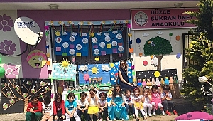 MİNİKLER HÜNERLERİNİ SERGİLEDİ