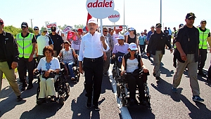 ADALET YÜRÜYÜŞÜ DÜZCE'YE ULAŞTI