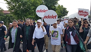 DÜZCE BAROSU AVUKATLARI DA ADALET YÜRÜYÜŞÜ'NDE