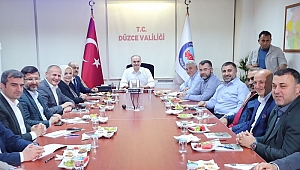 DÜZCE'NİN SORUNLARI MASAYA YATIRILDI
