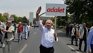 KILIÇDAROĞLU, ANKARA'DAN İSTANBUL'A PROTESTO YÜRÜYÜŞÜ BAŞLATTI