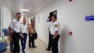 BELEDİYE ÖNÜNDE KENDİNİ YAKMAYA ÇALIŞTI