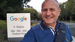 KELEŞ GOOGLE'I ZİYARET ETTİ