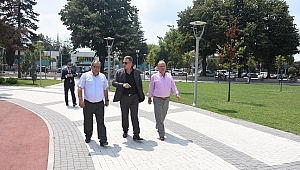 SAHADAKİ ÇALIŞMALARI İNCELEDİLER