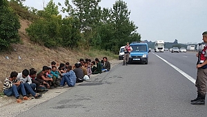 TEM'DE MÜLTECİ OPERASYONU
