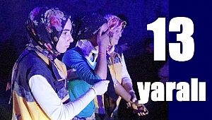 FINDIK İŞÇİLERİ KAZA YAPTI
