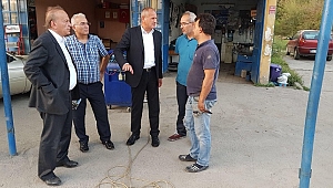 KELEŞ SANAYİ ESNAFINI ZİYARET ETTİ