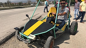 KENDİ ARACINI KENDİ YAPTI