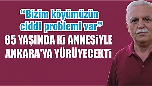KÖYÜNÜN SORUNU İÇİN ÇARE ARIYOR