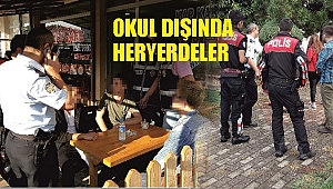 OKULU KIRAN ÖĞRENCİLERİ POLİS YAKALADI