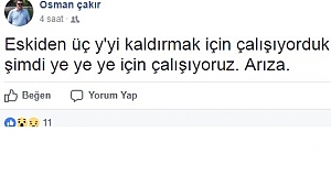 OSMAN ÇAKIR'DAN ŞOK PAYLAŞIM