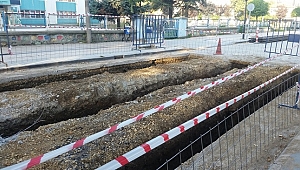 TRAMVAY İÇİN İSTASYON YERİ HAZIRLANDI
