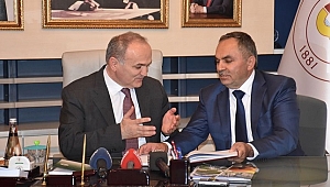 BAKANDAN BAŞKANA ZİYARET