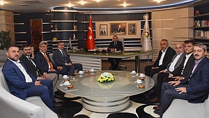 BAŞKANLARDAN DURSUN AY’A ZİYARET