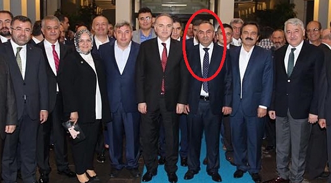 DURSUN AY, BAKAN, İL BAŞKANI VE VEKİLLERLE BİR ARADA