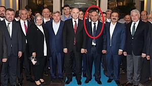 DURSUN AY, BAKAN, İL BAŞKANI VE VEKİLLERLE BİR ARADA