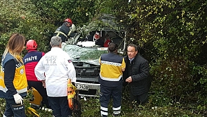 OTOMOBİL YOLDAN ÇIKTI