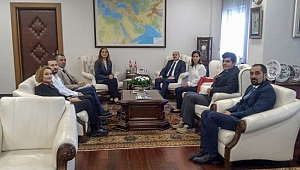 ÜNİVERSİTEDEN VALİ DAĞLI'YA ZİYARET
