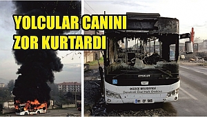 HALK OTOBÜSÜ CAYIR CAYIR YANDI