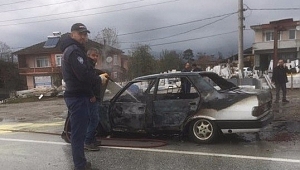 HAREKET HALİNDEKİ ARACIN MOTORU YANDI