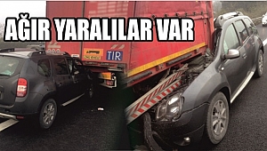 PARK HALİNDEKİ TIRIN ALINA GİRDİ