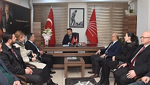 BAŞKAN AY CHP TEŞKİLATINI ZİYARET ETTİ