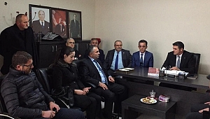 BAŞKAN AY, MHP'Yİ ZİYARET ETTİ
