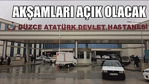 DEVLET HASTANESİNDE YENİ HİZMET