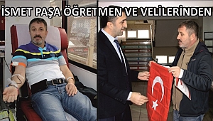 TÜRK BAYRAĞI HEDİYELİ KAN BAĞIŞI