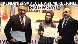 GİRİŞİMCİLERE SERTİFİKALARI VERİLDİ