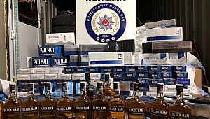 KAÇAK SİGARA VE ALKOL OPERASYONU: 1 TUTUKLAMA