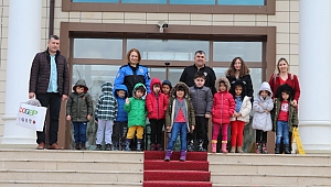 MİNİKLERDEN EMNİYETE ZİYARET