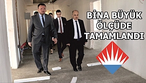 VALİ, BAHÇEŞEHİR KOLEJİ BİNASINI İNCELEDİ