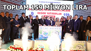 9 TESİSİN TEMELİ ATILDI