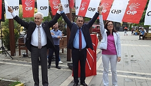 CHP YIĞILCA'DA MİTİNG DÜZENLEDİ