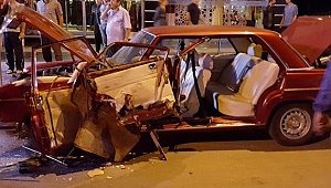 DEPREM ŞİDDETİNDE KAZA!