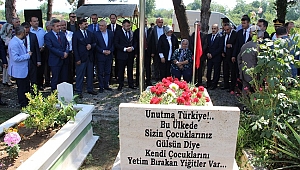 15 TEMMUZ ŞEHİDİMİZ MEZARI BAŞINDA ANILDI