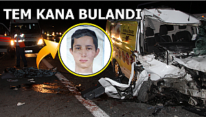 20 YAŞINDAKİ GENÇ KAZADA HAYATINI KAYBETTİ