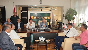 ÜMİT YILMAZ VE İL TEŞKİLATINDAN TSO’YA ZİYARET
