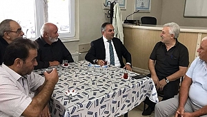 BAŞKAN AY ŞOFÖRLERİ ZİYARET ETTİ