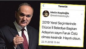 KAŞIKOĞLU, FARUK ÖZLÜ DEDİ