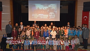 DERECEYE GİRENLERE ÖDÜL VERİLDİ