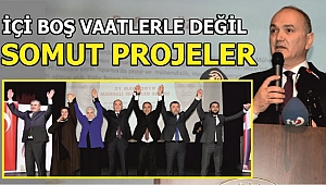 FARUK ÖZLÜ SEÇİM VAATLERİNİ SIRALADI