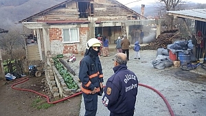 PATLAMADA SAÇLARI YANDI