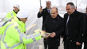 VALİ VE BAŞKANDAN SÜRÜCÜLERE DENETİM