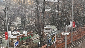 YIĞILCA'DA KAR YAĞIŞI BAŞLADI